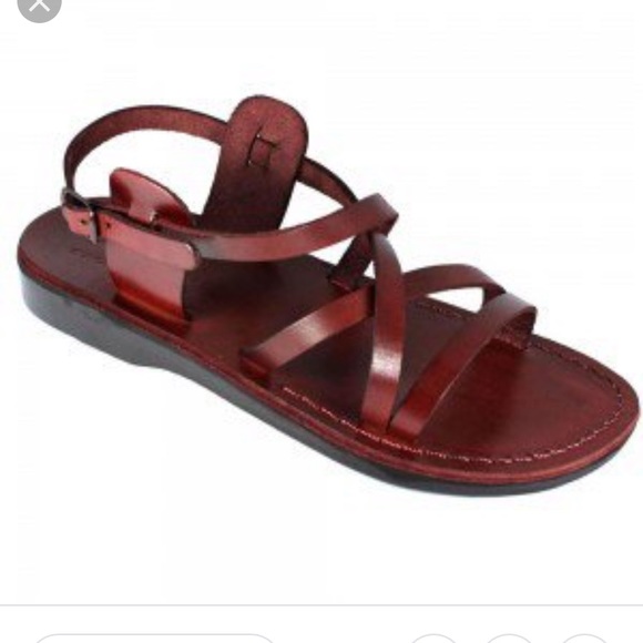 Holy Land Market camel leather sandals. Size 50/13 - Picture 1 of 6